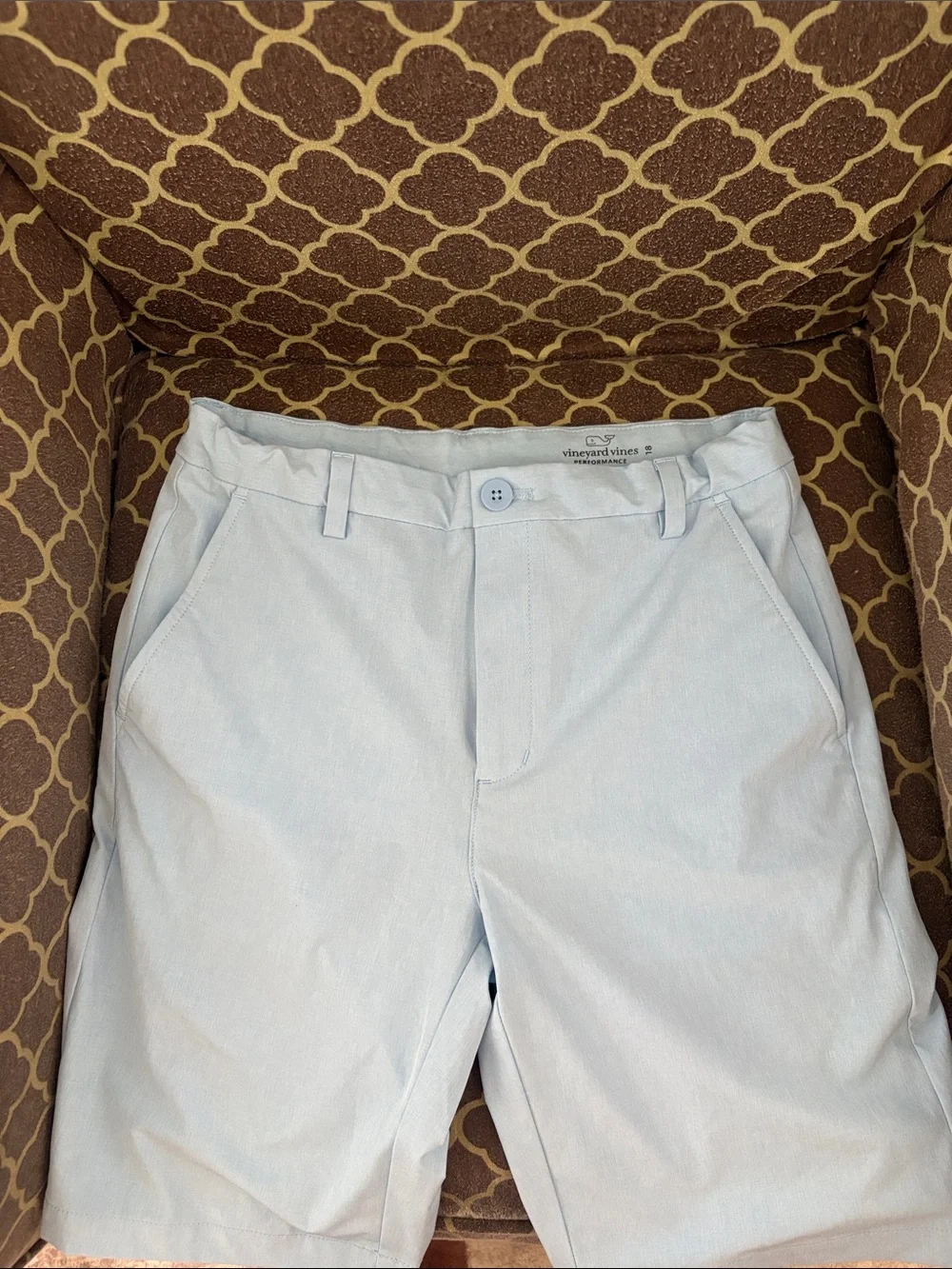 Vineyard Vines Pale Blue Men's Chino Shorts